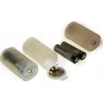 (2) AA to (1)D Battery Adapter Sleeve (2) AA to (1)D Battery Adapter Sleeve