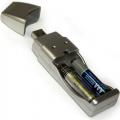 AA or AAA Battery Charger (w USB) AA or AAA Battery Charger (w USB)